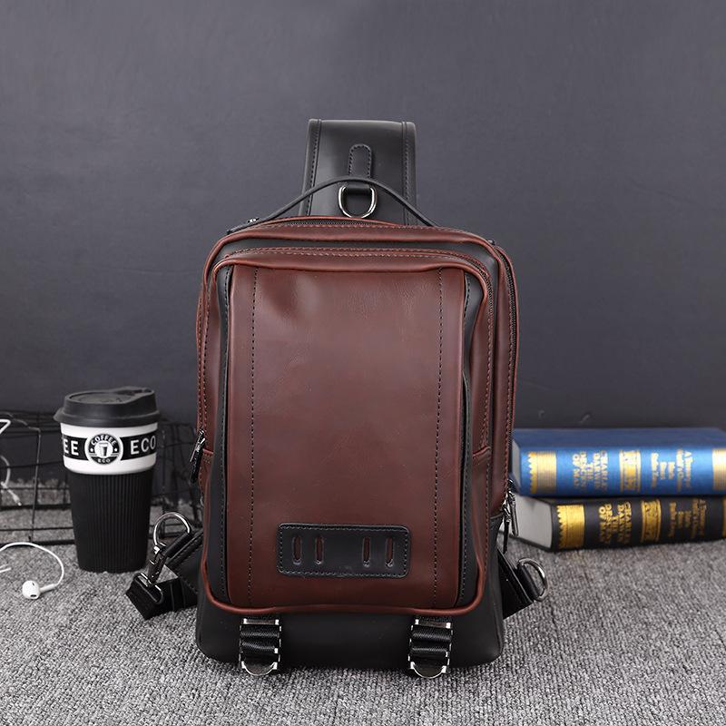 2019 version of the trend men's bags leisure one shoulder oblique satchel outdoor sports chest street large capacity tide bag, Sky blue
2019 version of the trend men's bags leisure one shoulder oblique satchel outdoor sports chest street large capacity tide bag, Sky blue
