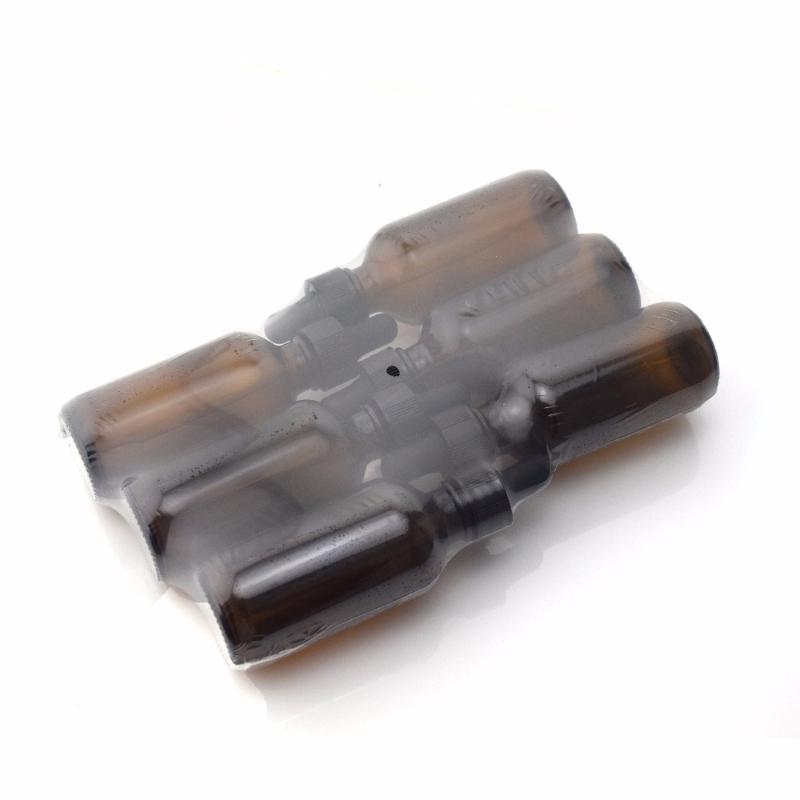 12pcs 60ml Amber Glass Eye Dropper Bottles Empty Brown Glass Pipette Bottle for Essential Oils Lab Chemicals Cosmetic Containers