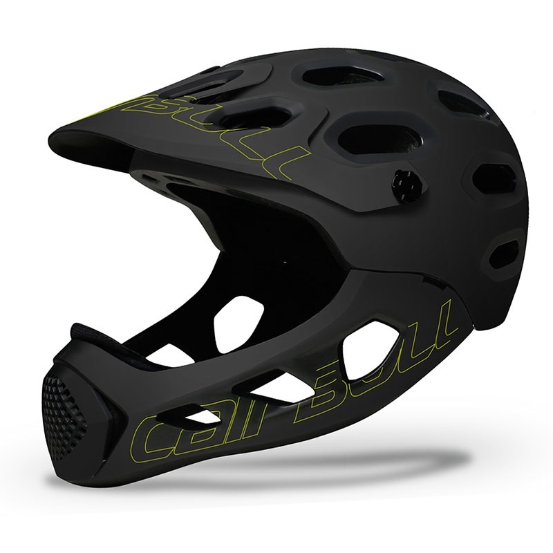 Ultralight Cross-country helmet Mountain Bicycle Helmets Man Full Covered MTB Down Hill Full Face Helmet Inte-Molded BMX Cycling Helmet, Black
Ultralight Cross-country helmet Mountain Bicycle Helmets Man Full Covered MTB Down Hill Full Face Helmet Inte-Molded BMX Cycling Helmet, Black