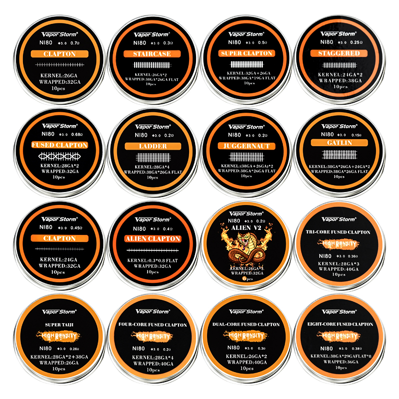NI80 Alien V2 prebuilt RDA Heating Coil 2 3 4 Core Fused Alien Clapton Juggernaut for Electronic Cigarette RDA RDTA RTA Diy Atomizer
NI80 Alien V2 prebuilt RDA Heating Coil 2 3 4 Core Fused Alien Clapton Juggernaut for Electronic Cigarette RDA RDTA RTA Diy Atomizer