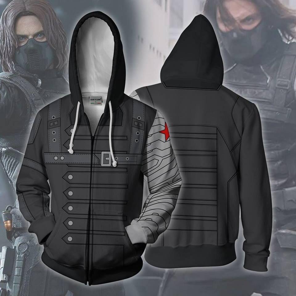 2019 NEW Men Hooded Infinity War Soldier Winter 3D Printed Hoodies Casual Workout Casual zipper hoodie hip hop hooded tops, Lls-385
2019 NEW Men Hooded Infinity War Soldier Winter 3D Printed Hoodies Casual Workout Casual zipper hoodie hip hop hooded tops, Lls-385