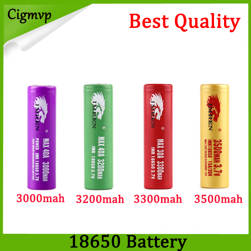 Best Quality IMR 18650 Battery 3000mah 3200mah 3300mah 3500mah 40A Leopard Print MAX50A 50A 2600mAh Rechargeable Battery FEDEX UPS Shipping
Best Quality IMR 18650 Battery 3000mah 3200mah 3300mah 3500mah 40A Leopard Print MAX50A 50A 2600mAh Rechargeable Battery FEDEX UPS Shipping