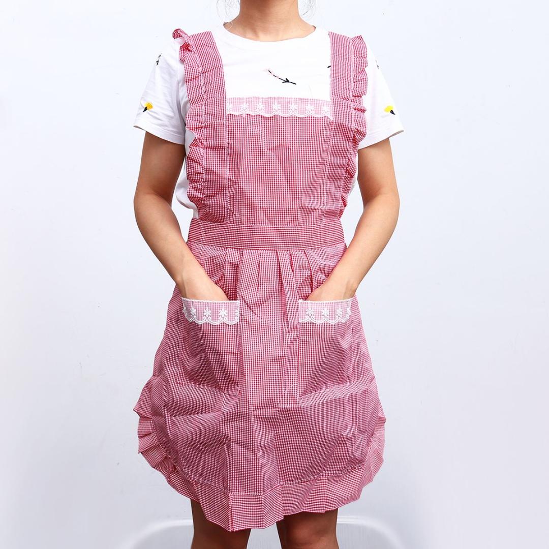 1pc Double Lace Princess Kitchen Apron For Women Cooking Cleaning Practical Waterproof And Oil-Proof Apron Household Aprons
1pc Double Lace Princess Kitchen Apron For Women Cooking Cleaning Practical Waterproof And Oil-Proof Apron Household Aprons