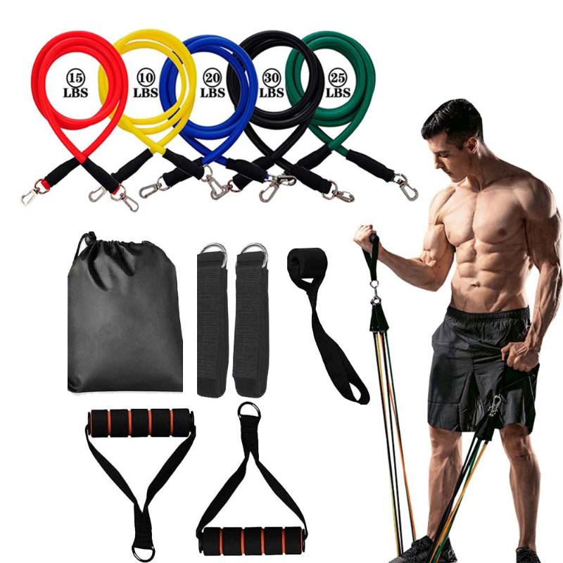 11 Pcs/Set Latex Resistance Bands Training Exercise Yoga Tubes Workout Body Training Rubber Expander Elastic Resist Bands
11 Pcs/Set Latex Resistance Bands Training Exercise Yoga Tubes Workout Body Training Rubber Expander Elastic Resist Bands