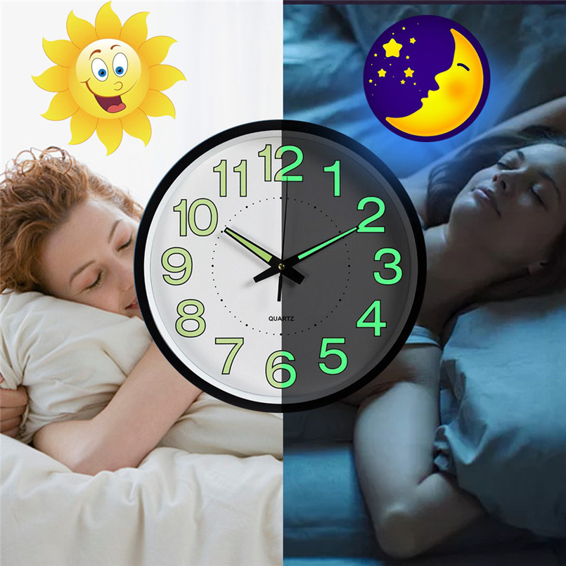 12 inch luminous dark wall clock silent quartz luminous wall hanging classic night clock 30CM plastic 30D11
12 inch luminous dark wall clock silent quartz luminous wall hanging classic night clock 30CM plastic 30D11