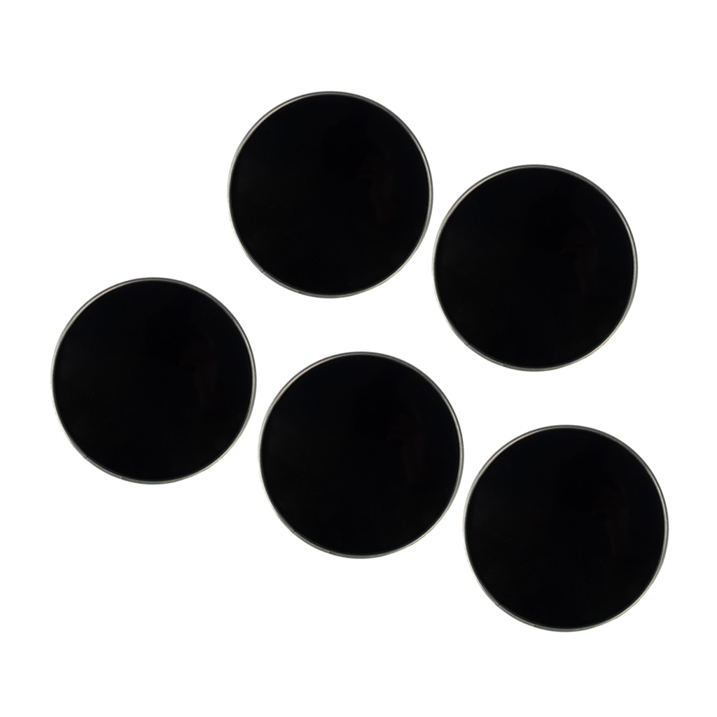 5 Pieces Banjo Head Skin for Banjo Ukulele String Instrument, White/Black