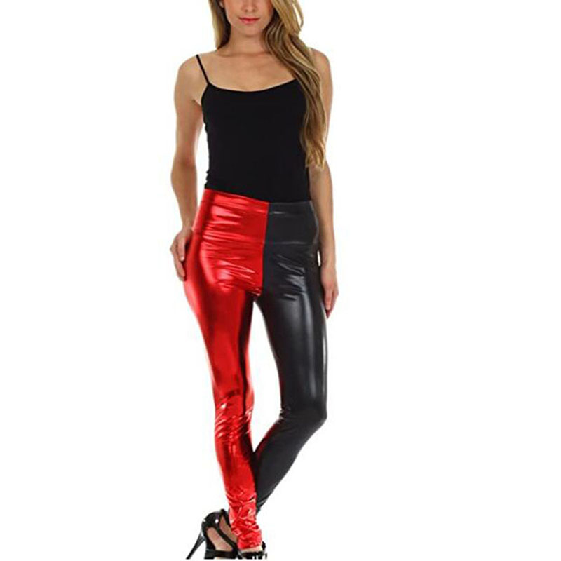17 Colors Novelty Skinny Leggings Women Patchwork Color High Waist Pants Stretchy Faux Leather Dancing Leggings Fashion Trousers, Lake blue
17 Colors Novelty Skinny Leggings Women Patchwork Color High Waist Pants Stretchy Faux Leather Dancing Leggings Fashion Trousers, Lake blue