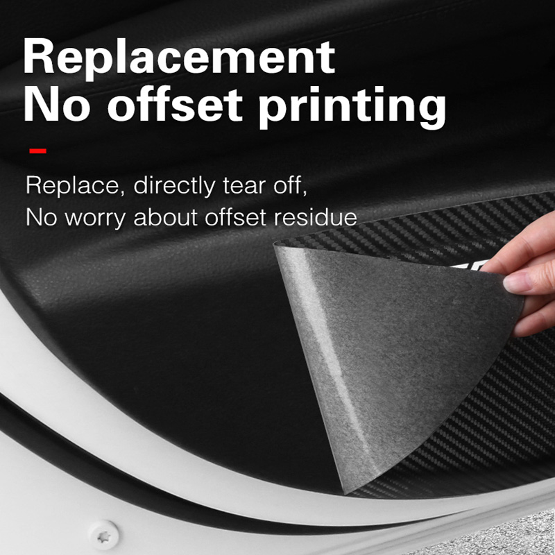 2025 new For Stickers E90 F30 F10 F07 F20 F25 F26 F15 F16 E84 F48 X1 X3 X5 Car AntiKick Pad Carbon Fiber Leather PVC Door Protection F348668