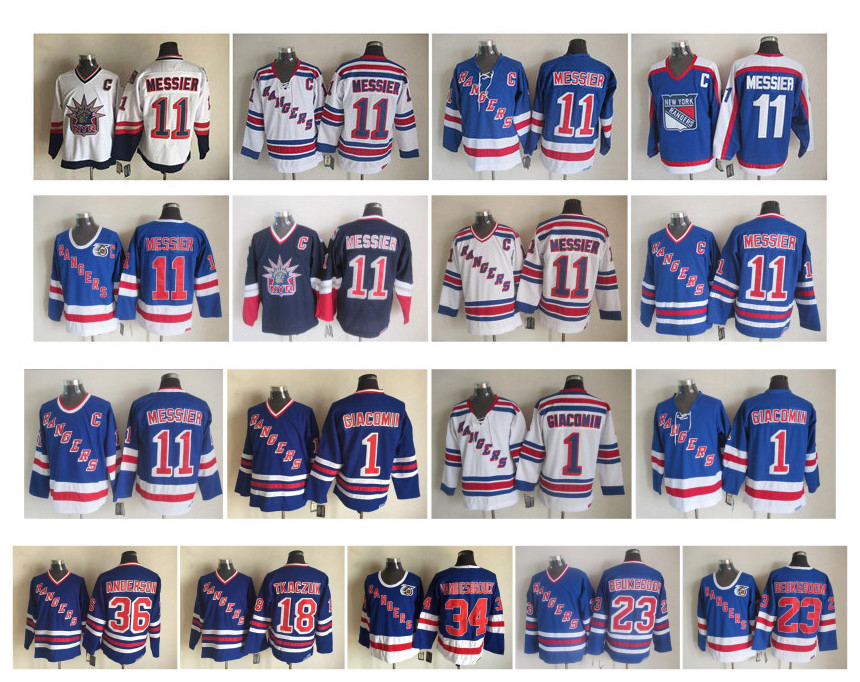 Vintage New York Rangers Jersey 11 Mark Messier 1 Eddie Giacomin 18 Walt Tkaczuk 23 Jeff Beukeboom 34 John Vanbiesbrouck Retro Hockey Jersey, As pic
Vintage New York Rangers Jersey 11 Mark Messier 1 Eddie Giacomin 18 Walt Tkaczuk 23 Jeff Beukeboom 34 John Vanbiesbrouck Retro Hockey Jersey, As pic