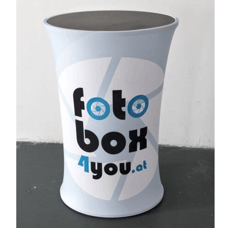 100cm Customize trade show exhibition tension fabric Round Counter display Oval Podium With Full Color Banner Printing Table
100cm Customize trade show exhibition tension fabric Round Counter display Oval Podium With Full Color Banner Printing Table