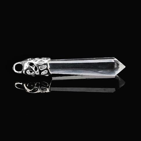 Natural Amethyst Point Pendant Opal Point Pendant Crystal Quartz Gemstone Healing Stone Pendulum Druzy Jewelry GD72