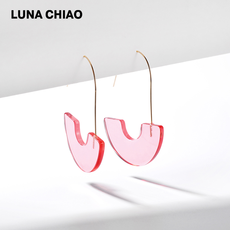 CHIAO Spring Summer Bright Color Transparent Acrylic Hoop Earring Clear Resin Drop Earrings Jewelry for Women
CHIAO Spring Summer Bright Color Transparent Acrylic Hoop Earring Clear Resin Drop Earrings Jewelry for Women