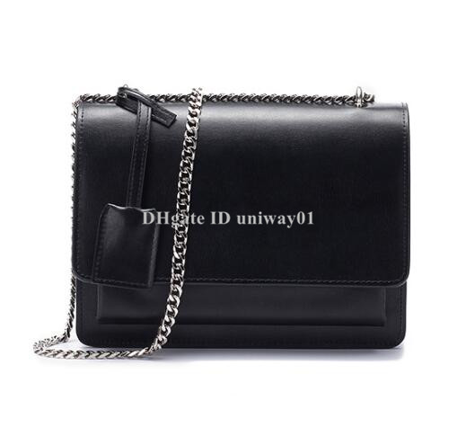 Quality Women handbag cross body bag genuine leather messenger purse woman, Black-silver
Quality Women handbag cross body bag genuine leather messenger purse woman, Black-silver
