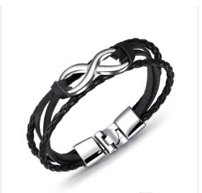 Fashion Charm Mens Braided Leather Bracelets Vintage Infinity Symbol Pendant Bangle Multilayer Bracelet For Male Jewelry WY108
Fashion Charm Mens Braided Leather Bracelets Vintage Infinity Symbol Pendant Bangle Multilayer Bracelet For Male Jewelry WY108