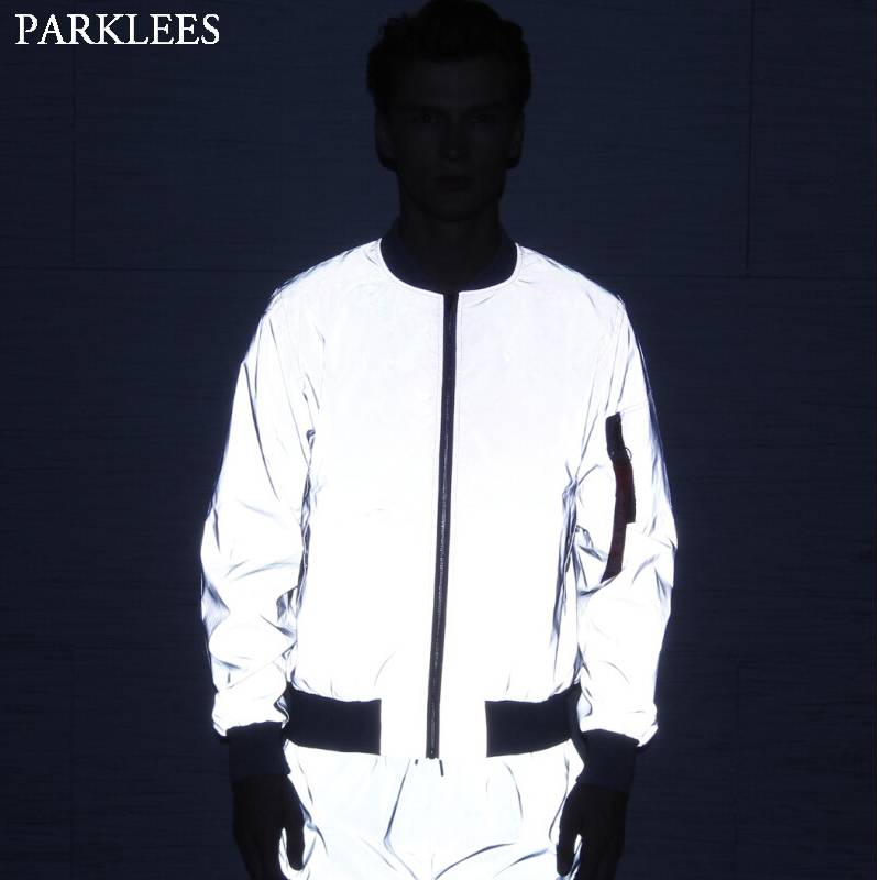 Reflective Baseball Jacket Men Bomber Jackets Mens Autumn Winter Jacket Mens Jackets and Coats Hip Hop Streetwear Men Clothing, Gray
Reflective Baseball Jacket Men Bomber Jackets Mens Autumn Winter Jacket Mens Jackets and Coats Hip Hop Streetwear Men Clothing, Gray