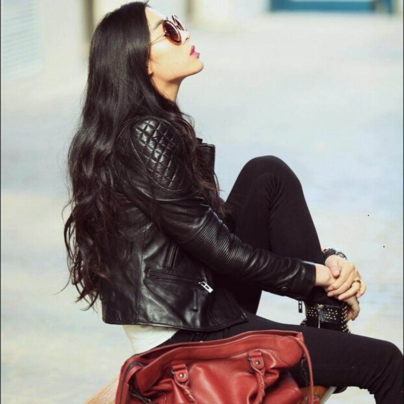 Sheep New Fashion Real 2020 Leather Jacket Female Plus Cotton Slim Belt Short Genuine Leather Coat Women' Plus Size Clothing, Black
Sheep New Fashion Real 2020 Leather Jacket Female Plus Cotton Slim Belt Short Genuine Leather Coat Women' Plus Size Clothing, Black