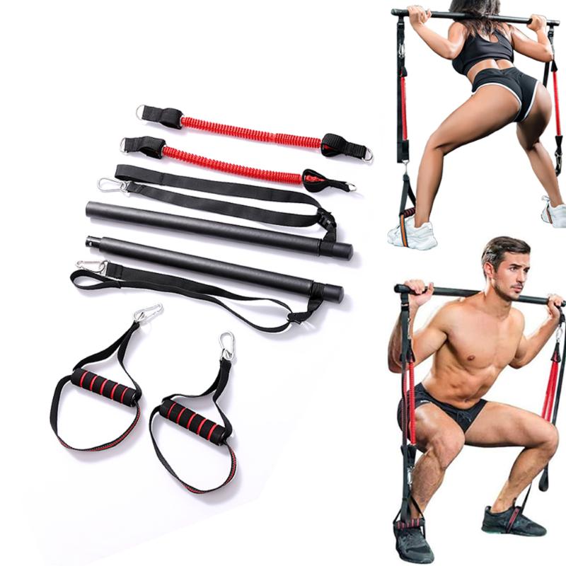 Resistance Bands Set Muscle Strength Home Gym Yoga Pilates Stick Fitness Bar Kit for Women & Men Squat and Glutes Workout
Resistance Bands Set Muscle Strength Home Gym Yoga Pilates Stick Fitness Bar Kit for Women & Men Squat and Glutes Workout