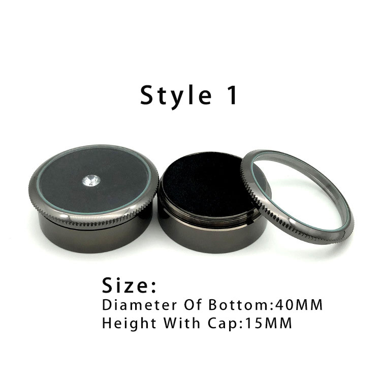 Loose Diamond or Gemstone Display Box Case Holder Show Container Metal