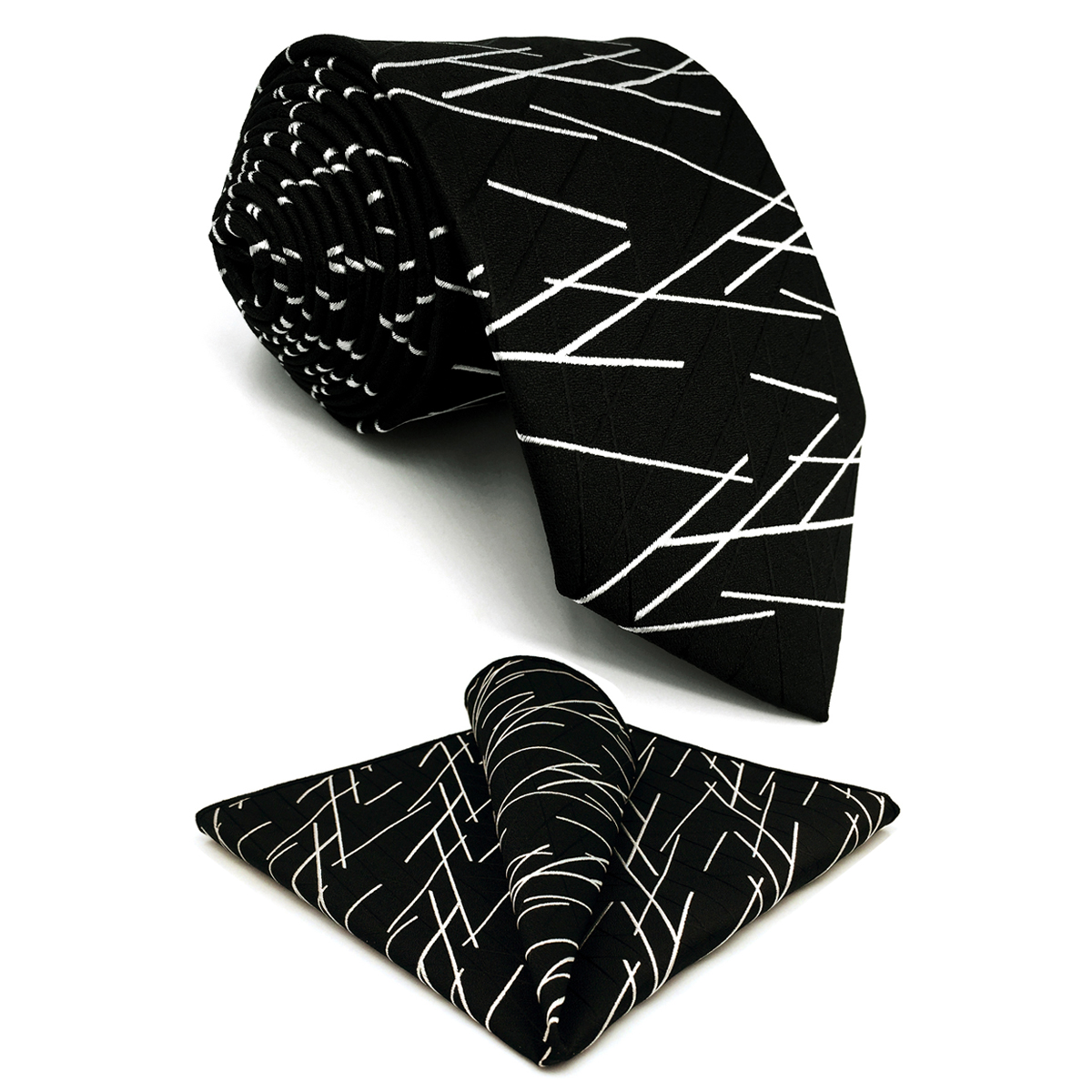 G01 Black Geometric Mens Necktie Set Silk Business Hanky Fashion Wedding Ties for Men Gift Extra long
G01 Black Geometric Mens Necktie Set Silk Business Hanky Fashion Wedding Ties for Men Gift Extra long
