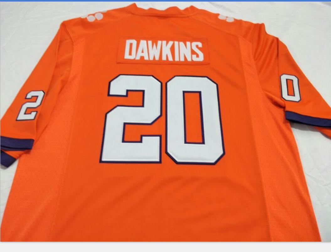 Custom Men Youth women Clemson Tigers Brian Dawkins #20 Football Jersey size s-5XL or custom any name or number jersey, Black
Custom Men Youth women Clemson Tigers Brian Dawkins #20 Football Jersey size s-5XL or custom any name or number jersey, Black