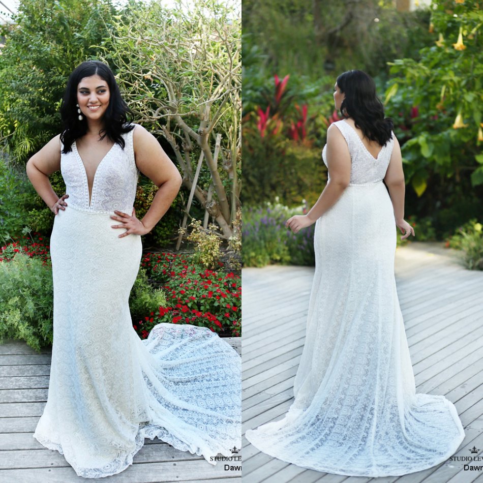2020 New Arrival Wedding Gowns Mermaid Satin Applique Sweep Train V Neck Wedding Dresses Sleeveless Zipper Plus Size Bridal Gown, White
2020 New Arrival Wedding Gowns Mermaid Satin Applique Sweep Train V Neck Wedding Dresses Sleeveless Zipper Plus Size Bridal Gown, White