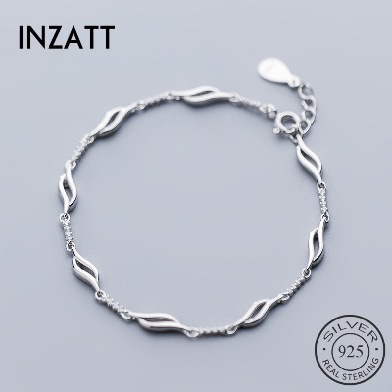 INZAReal 925 Sterling Silver Hollow Leaves Zircon Bracelet For Elegant Women 2019 Party Cute Fine Jewelry Accessories Gift
INZAReal 925 Sterling Silver Hollow Leaves Zircon Bracelet For Elegant Women 2019 Party Cute Fine Jewelry Accessories Gift