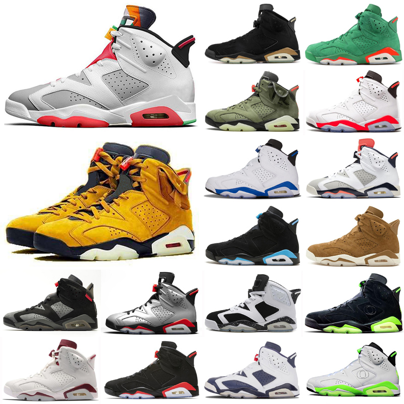 TOP Quality Jumpman VI 6 6s Mens Basketball Shoes 3M Reflective Infrared Oregon Ducks Trainers Sneakers Size 40-47
TOP Quality Jumpman VI 6 6s Mens Basketball Shoes 3M Reflective Infrared Oregon Ducks Trainers Sneakers Size 40-47