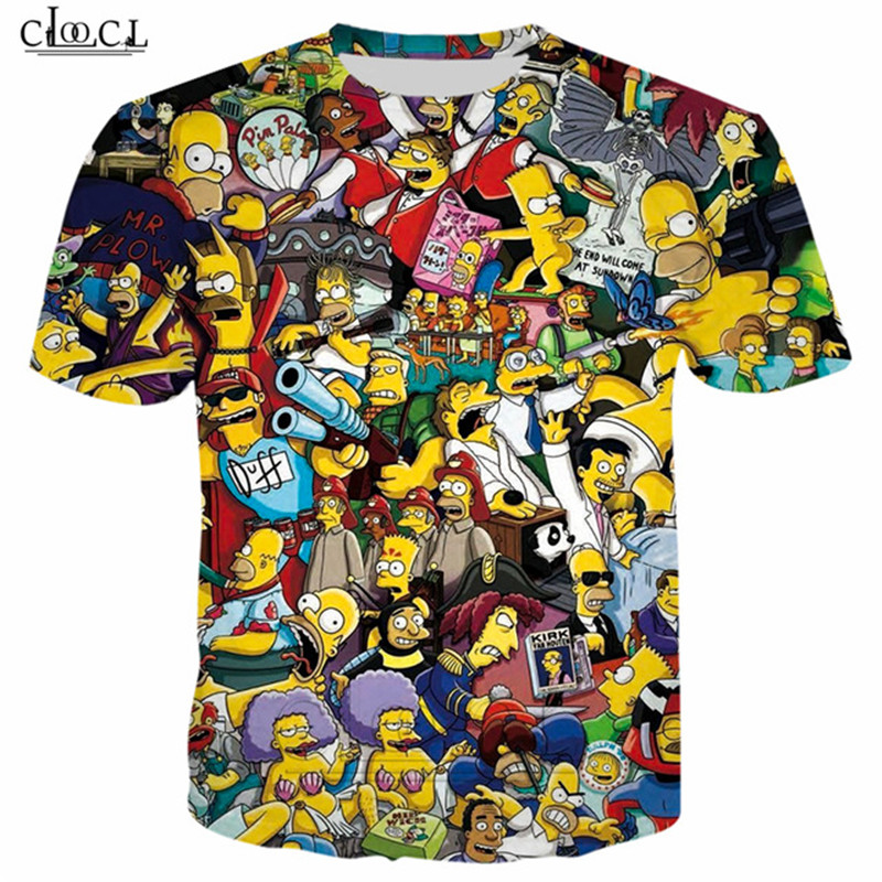 2020 Fashion Anime The Simpsons T Shirt Men Women 3D Print Cartoon Simpson Short Sleeve Casual Streetwear Tee Tops, T shirt 1
2020 Fashion Anime The Simpsons T Shirt Men Women 3D Print Cartoon Simpson Short Sleeve Casual Streetwear Tee Tops, T shirt 1