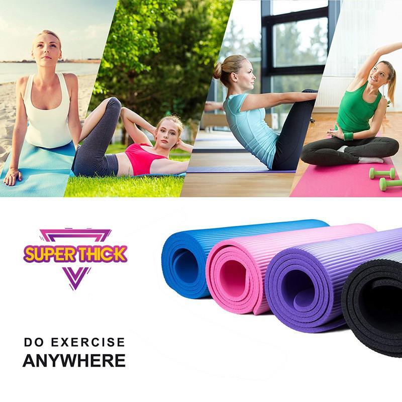 NBR Yoga Mat 183*60cm Super Thickness Yoga Mats Non-slip Tasteless Fitness Esterilla Pilates Home Exercises Gym Sport Pad FY6017, Stock
NBR Yoga Mat 183*60cm Super Thickness Yoga Mats Non-slip Tasteless Fitness Esterilla Pilates Home Exercises Gym Sport Pad FY6017, Stock