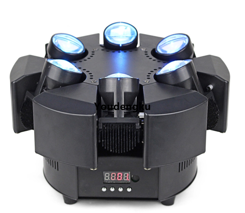 6Pcs Rgbw Led Movin… - image