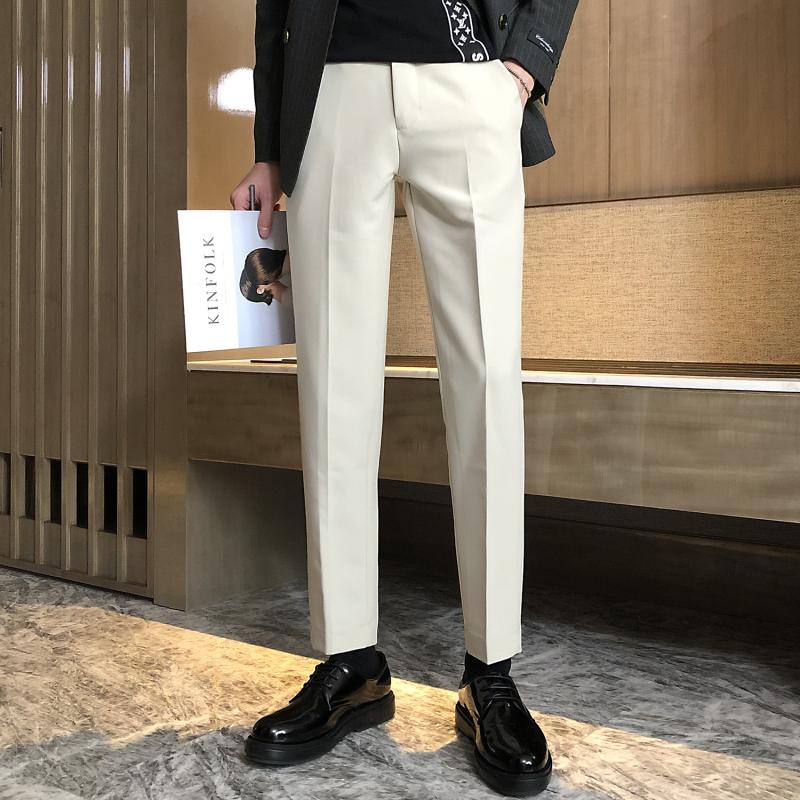 Male Korea Japan Streertwear Hip Hop Vintage Fashion Slim Fit Ankle-length Pants Men Business Casual Suit Pant, Black
Male Korea Japan Streertwear Hip Hop Vintage Fashion Slim Fit Ankle-length Pants Men Business Casual Suit Pant, Black