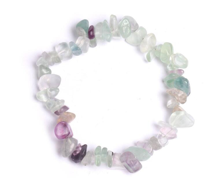 Natural Bracelet Sodalite Chip Gemstone 18cm Stretch Natural Stone Mixed Gemstone Chakra Bracelet GC947