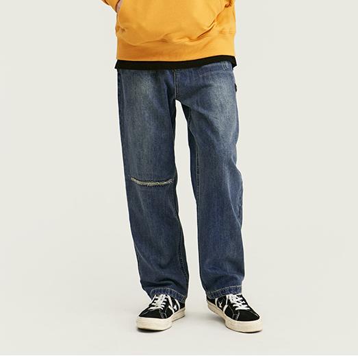 Hip Hop Straight Jeans Men's personality Loose Jean Denim Pants Boys slacks Mens Street Cowboy Trousers Autumn Men Boyfriend, Blue
Hip Hop Straight Jeans Men's personality Loose Jean Denim Pants Boys slacks Mens Street Cowboy Trousers Autumn Men Boyfriend, Blue