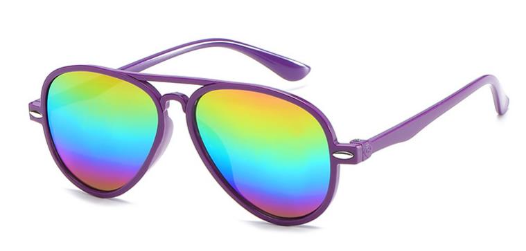 Toddler Sunglasses Children Sunblock 100% UV Proof Flexible Baby Sunglasses for Kids Age 2-10Y