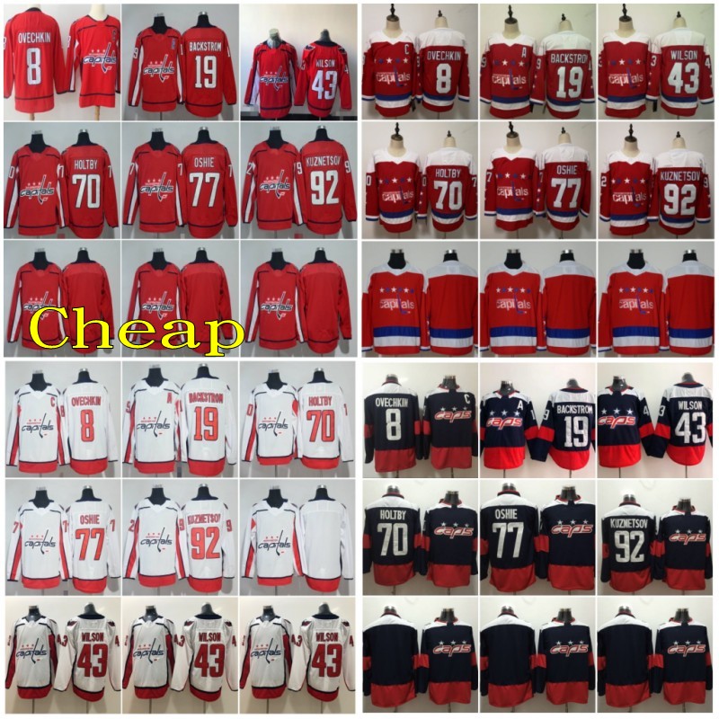 2020 Washington Capitals 8 Alex Ovechkin 77 TJ Oshie 70 Braden Holtby 92 Evgeny Kuznetsov Nicklas Backstrom Tom Wilson 2019 Stadium Series, Black;red
2020 Washington Capitals 8 Alex Ovechkin 77 TJ Oshie 70 Braden Holtby 92 Evgeny Kuznetsov Nicklas Backstrom Tom Wilson 2019 Stadium Series, Black;red