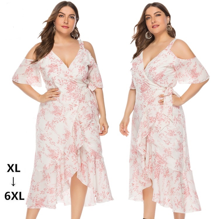Plus Size Summer Dress 2020 Boho Beach Dress Fashion Short Sleeve V-neck Floral Print A-line Party Dress Sundress Vestidos, White
Plus Size Summer Dress 2020 Boho Beach Dress Fashion Short Sleeve V-neck Floral Print A-line Party Dress Sundress Vestidos, White