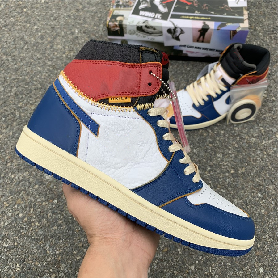 Men Women 1S Basketball Shoes 1 Union High OG NRG Blue Toe Designer Luxury Trainers Athletic Shoes Sports Top Quality Sneakers With Box, As picture
Men Women 1S Basketball Shoes 1 Union High OG NRG Blue Toe Designer Luxury Trainers Athletic Shoes Sports Top Quality Sneakers With Box, As picture