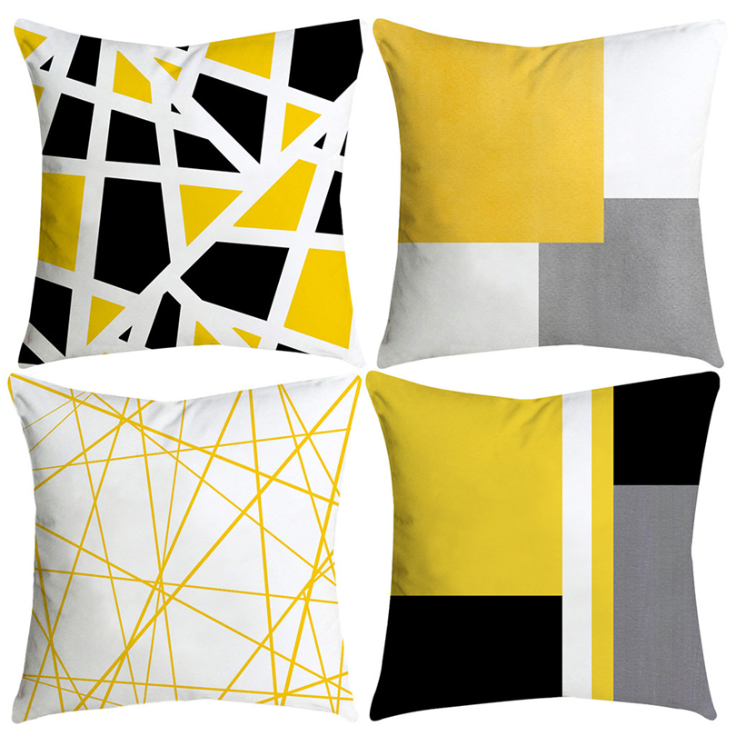 4PCS Pineapple Leaf Yellow Pillow Case Waist Throw Cover Pillowcases Home Office Bedroom Supply Cushion Home & Garden Set JJ20, White
4PCS Pineapple Leaf Yellow Pillow Case Waist Throw Cover Pillowcases Home Office Bedroom Supply Cushion Home & Garden Set JJ20, White