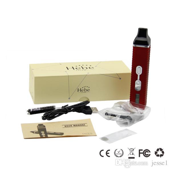 

Authentic Titan starter kits dry herb vaporizer vape pen 2200mAh battery g pro vape mod e cigarette hebe titan tobacco 7339044 DHL free