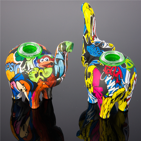 5 inch Silicone Rig Elephant smoke Silicon with water tranfering printing Hand Pipe Hookah Bongs Oil Dab Rigs Glass Bowl
5 inch Silicone Rig Elephant smoke Silicon with water tranfering printing Hand Pipe Hookah Bongs Oil Dab Rigs Glass Bowl