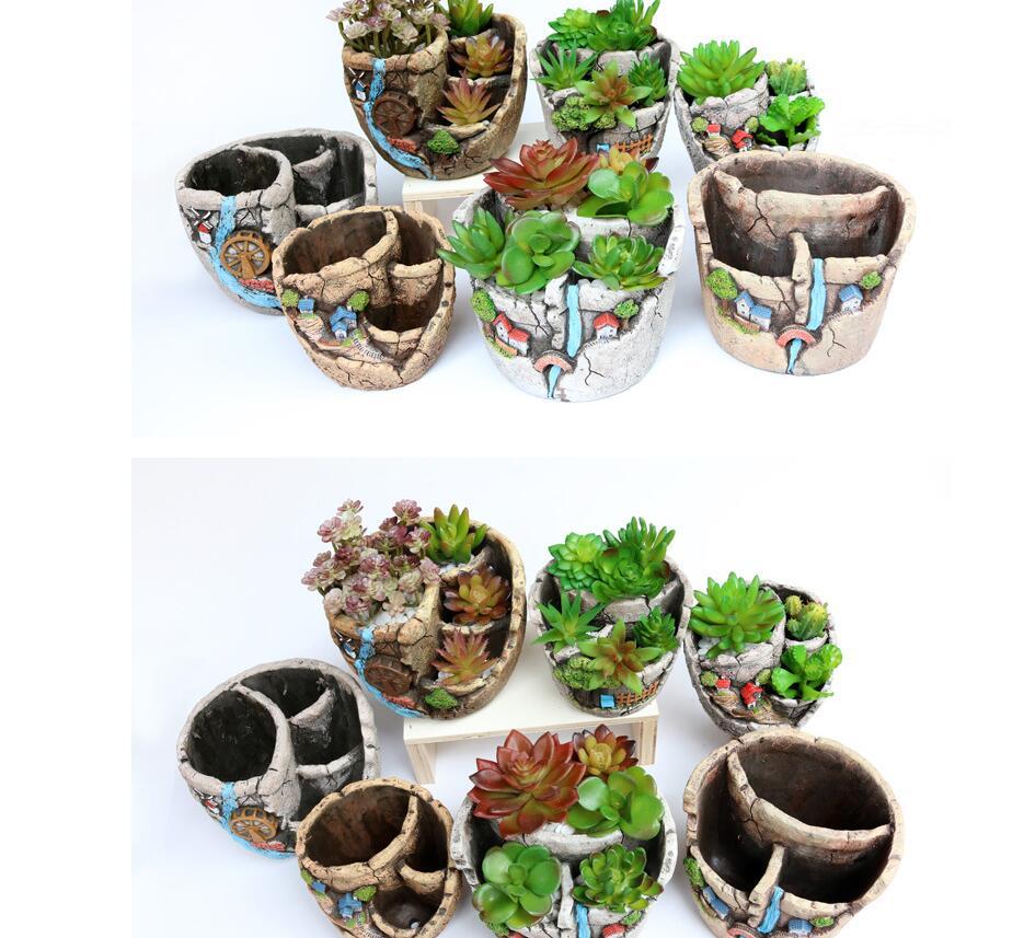 Creative Succulent Plant Pot Fleshy Flower Pot Mini Landscap Decorative Plant Container Garden Planter Flower Pot LJJK1639
Creative Succulent Plant Pot Fleshy Flower Pot Mini Landscap Decorative Plant Container Garden Planter Flower Pot LJJK1639