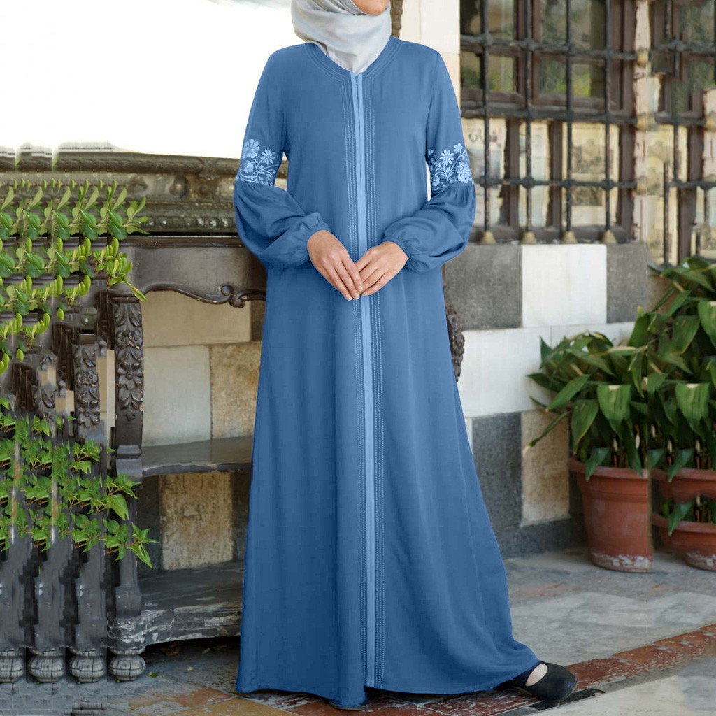 Muslim Abaya Dress Maxi Dress Middle East Ramadan Arab Islamic Clothing Printed Vintage Kaftan Islamic Maxi Dresses T717
Muslim Abaya Dress Maxi Dress Middle East Ramadan Arab Islamic Clothing Printed Vintage Kaftan Islamic Maxi Dresses T717