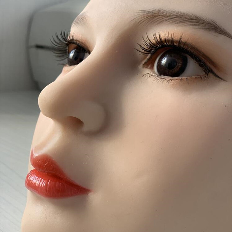 real fake headform hair braiding makeup model jewelry packaging head mannquin simulation doll head model for wigs stands gift d105
real fake headform hair braiding makeup model jewelry packaging head mannquin simulation doll head model for wigs stands gift d105