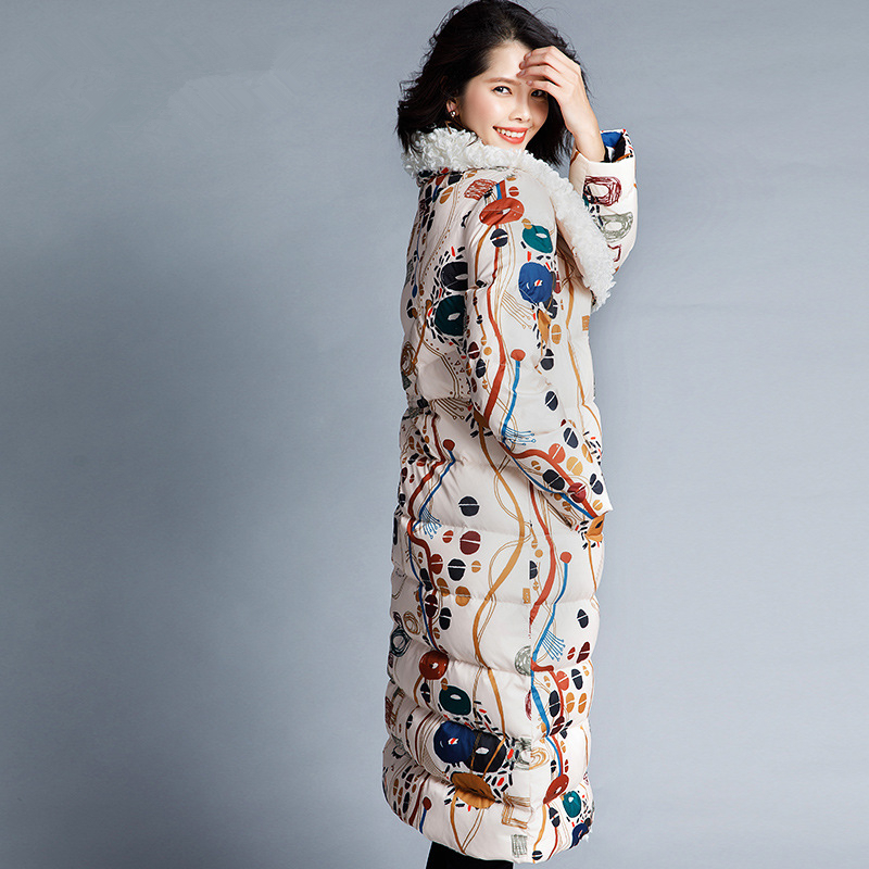 Colorful Winter Duck Down Coat Fur Collar Long Feminino Abrigos Mujer Invierno Feminino Abrigos Mujer Invierno, Beige
Colorful Winter Duck Down Coat Fur Collar Long Feminino Abrigos Mujer Invierno Feminino Abrigos Mujer Invierno, Beige