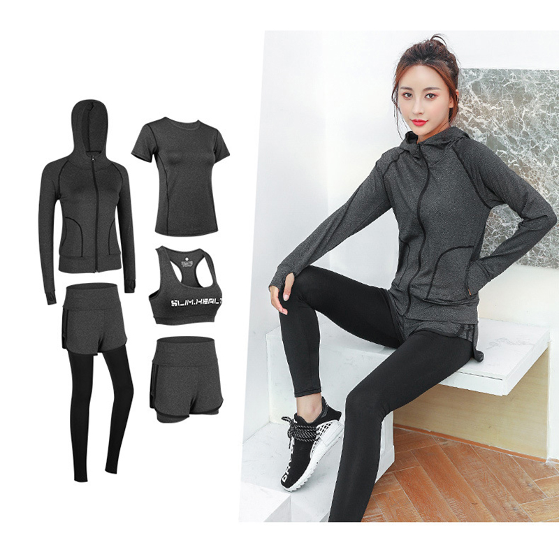 Women' tracksuit Sportswear Suit sports yoga set gym set women running suit 5 pieces running jacket sport bra yoga leggings, Blue 3pcs short
Women' tracksuit Sportswear Suit sports yoga set gym set women running suit 5 pieces running jacket sport bra yoga leggings, Blue 3pcs short