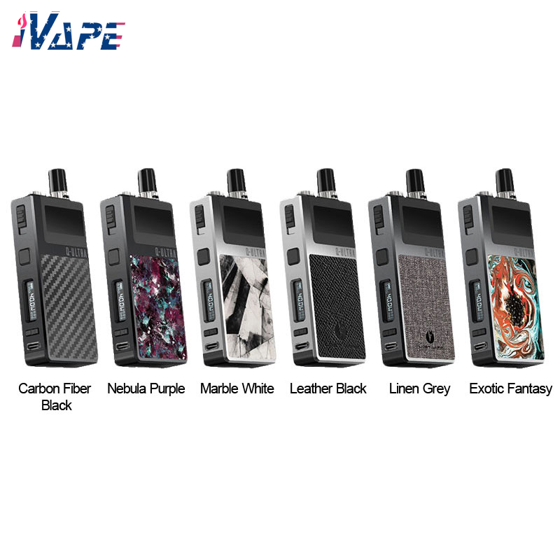 Lost Vape Orion Q-Ultra Pod System Kit 40w with 4ml Pod Cartridge Powered by 1400mah Built-in Battery & Ultra Boost M1/M2/MTL Coils, Message for colors
Lost Vape Orion Q-Ultra Pod System Kit 40w with 4ml Pod Cartridge Powered by 1400mah Built-in Battery & Ultra Boost M1/M2/MTL Coils, Message for colors