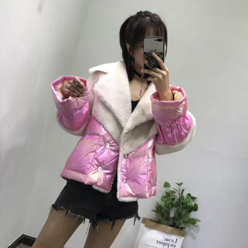 pink coat winter women white duck down jacket Suit collar 2019 new fashion real sheep fur coat wool fur parka pacthwork coats
pink coat winter women white duck down jacket Suit collar 2019 new fashion real sheep fur coat wool fur parka pacthwork coats