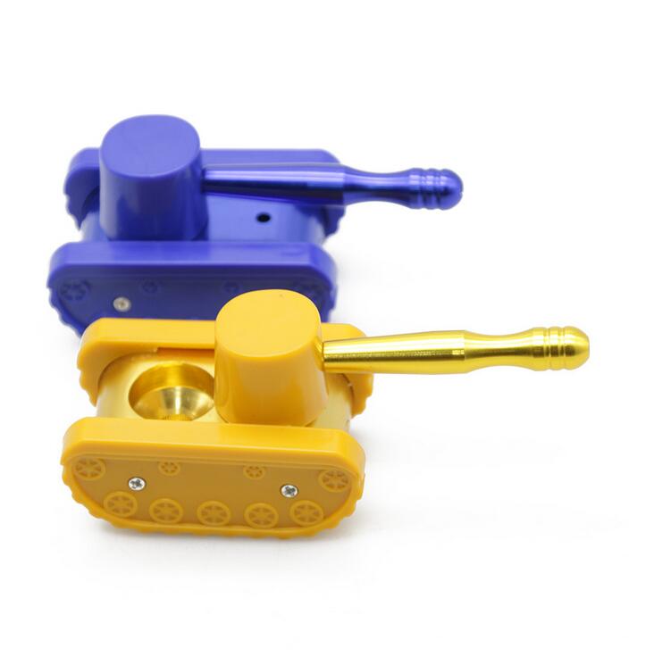 Tank Shaped Metal Tobacco Cigarette Smoking Pipe 3 colors rasta reggae Hand Herbal Filter pipes Accessories Tools Oil Rigs
Tank Shaped Metal Tobacco Cigarette Smoking Pipe 3 colors rasta reggae Hand Herbal Filter pipes Accessories Tools Oil Rigs