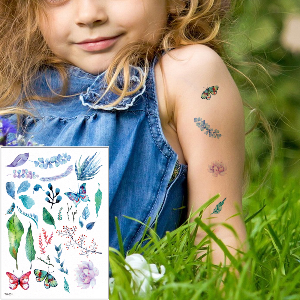 Tiny Small Green Plant Tattoo Little Leaves Butterfly Designs Temporary Waterproof Tattoo Sticker Body for Boy Girls Arms Hands Anime TH-031
Tiny Small Green Plant Tattoo Little Leaves Butterfly Designs Temporary Waterproof Tattoo Sticker Body for Boy Girls Arms Hands Anime TH-031