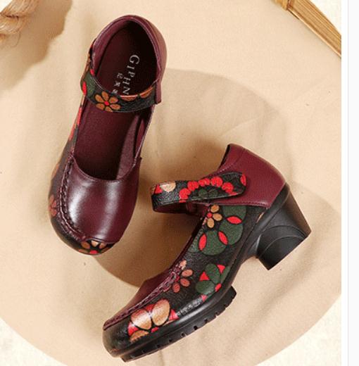 2018 Mother's Women Shoes in Spring and Autumn with New style fashion Middle heel Coarse heel, Black
2018 Mother's Women Shoes in Spring and Autumn with New style fashion Middle heel Coarse heel, Black